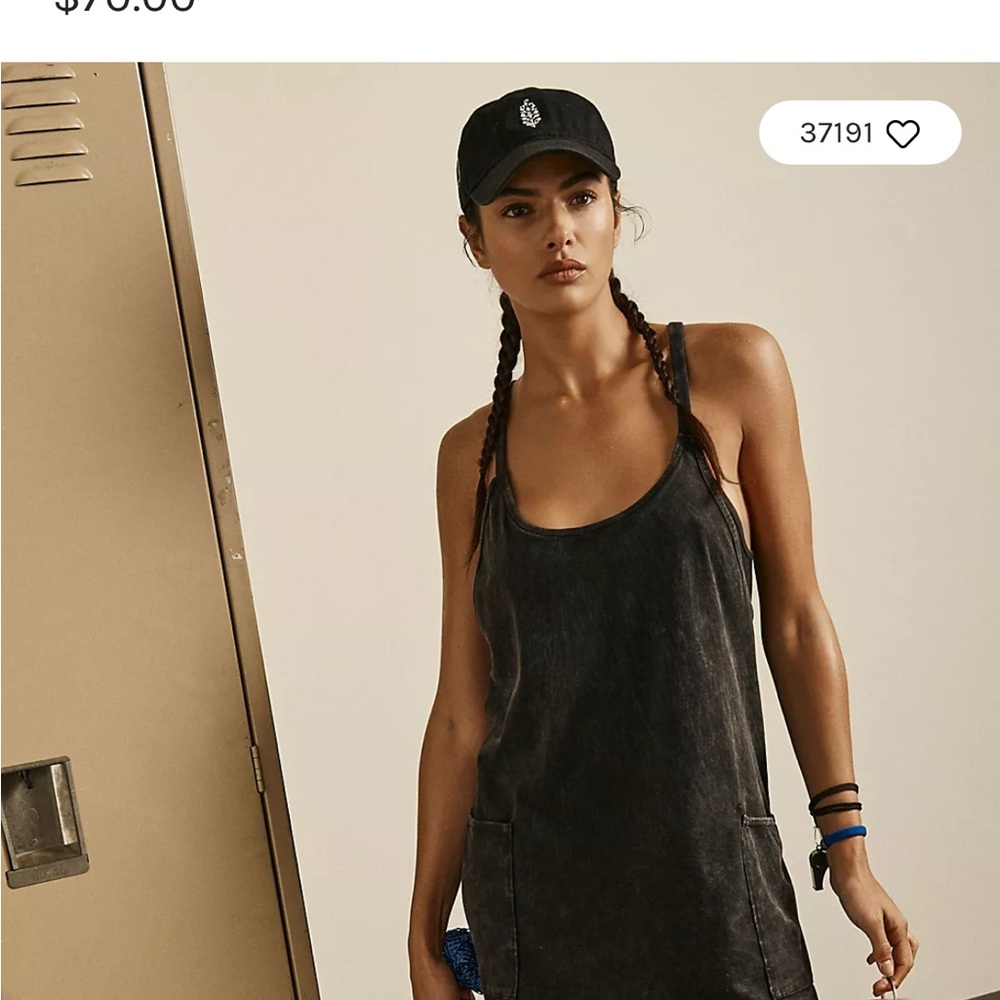 FP Movement by Free People Washed Black Mini Dress - Picture 3 of 3